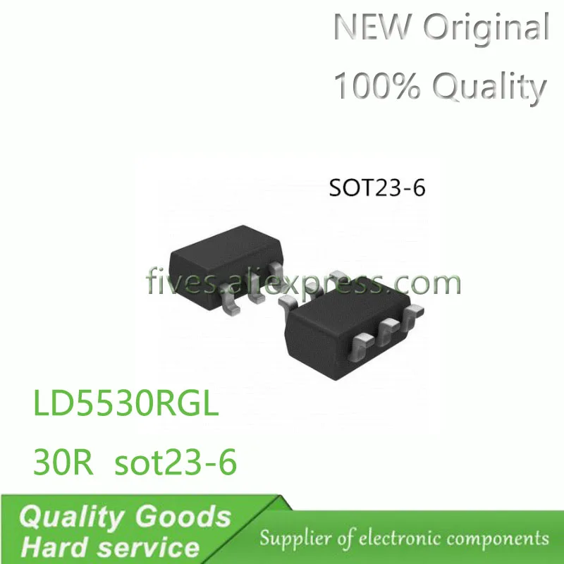 10 шт. LD5530RGL LD5530 30R SOT23-6 интегральная схема | Электроника