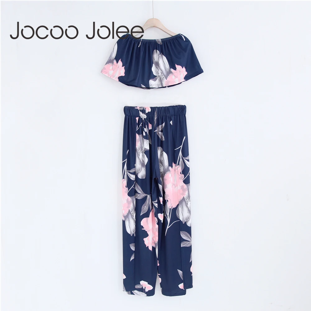 Элегантный комбинезон Jocoo Jolee с цветочным принтом популярный эластичный
