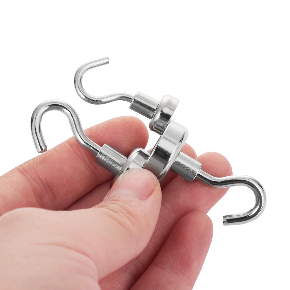 Мощный магнитный стеллаж для хранения с крючком мощный бытовой Неодимовый 1