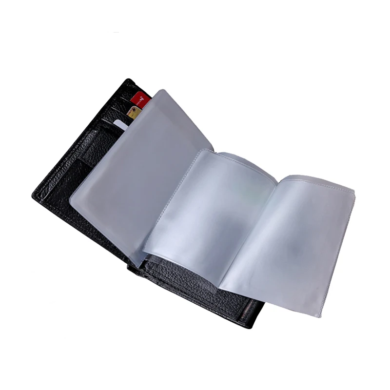 Мужской кошелек из натуральной кожи с отделением для карт и монет хит продаж 2017