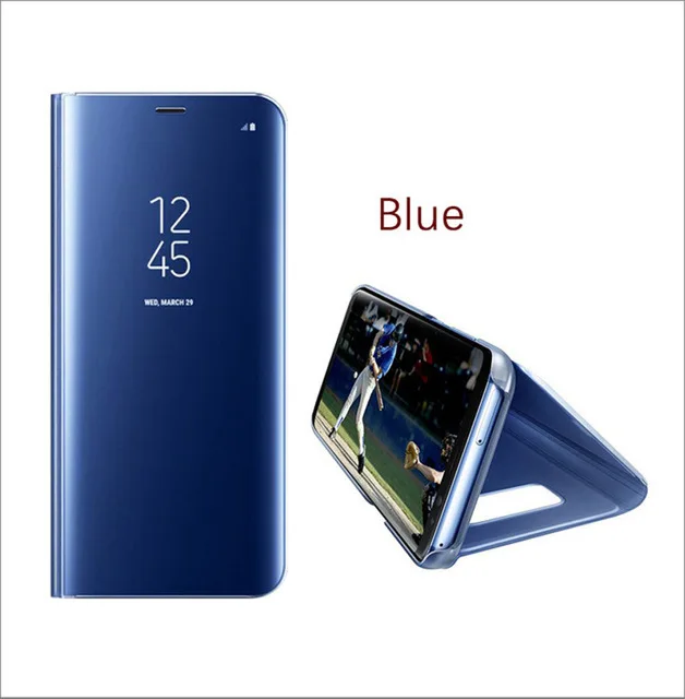 Phone Case for Samsung Galaxy S9 S8 Plus Note 9 8 5 S7 S6 Edge J4 J6 J8 A3 A5 A7 A8 A9 Star Mirror Flip Stand Cover |