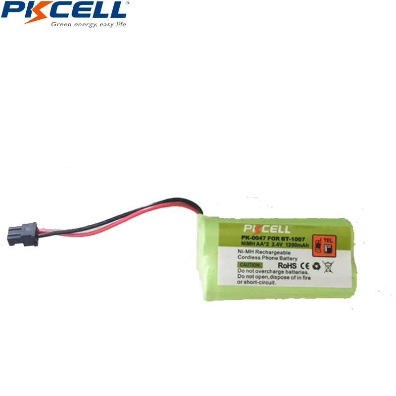 1 шт. Беспроводная батарея для телефона 2 4 в AA 1200 мАч Uniden BT 1007 BT1007 Mitsumi 2P Panasonic HHR P506