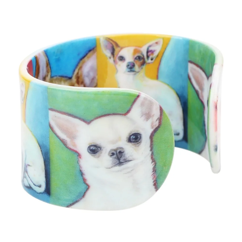 Bonsny пластиковые цветочные браслеты для чихуахуа индийское рукоделие ювелирные