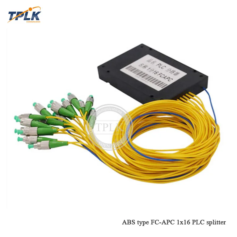 Горячая Распродажа ABS Box FC APC 1X16 PLC волоконно-оптический сплиттер 1x16 1 м 2 0 ММ