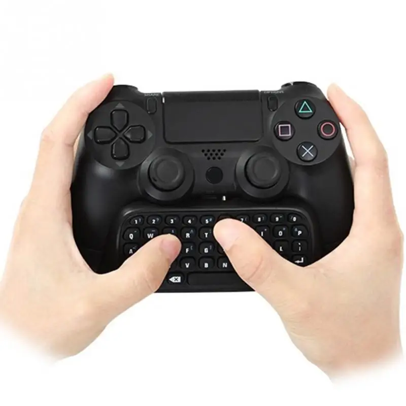 50 наборов полезные Лидер продаж года фантастические Беспроводной Bluetooth Клавиатура Chatpad для PS4 Игровые приставки 4 контроллер
