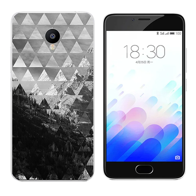 Мягкий силиконовый чехол из ТПУ для Meizu M3 M3s M3S Mini с принтом скейтборда черный