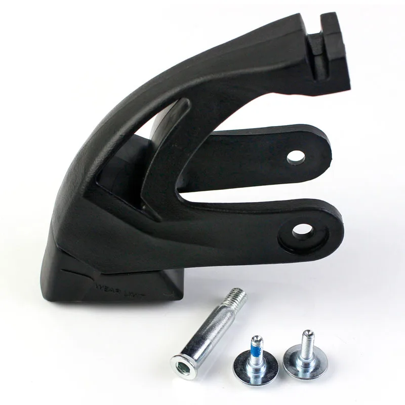 Бесплатная доставка тормоз для роликовых коньков черного цвета с осями и винтами