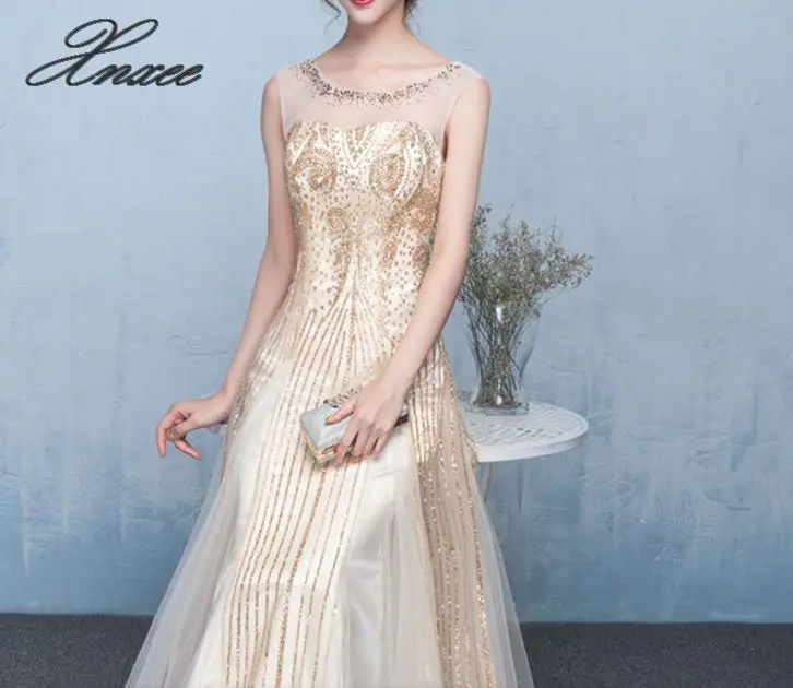 Лето 2020 элегантное женское приталенное вечернее платье с блестками|Женские