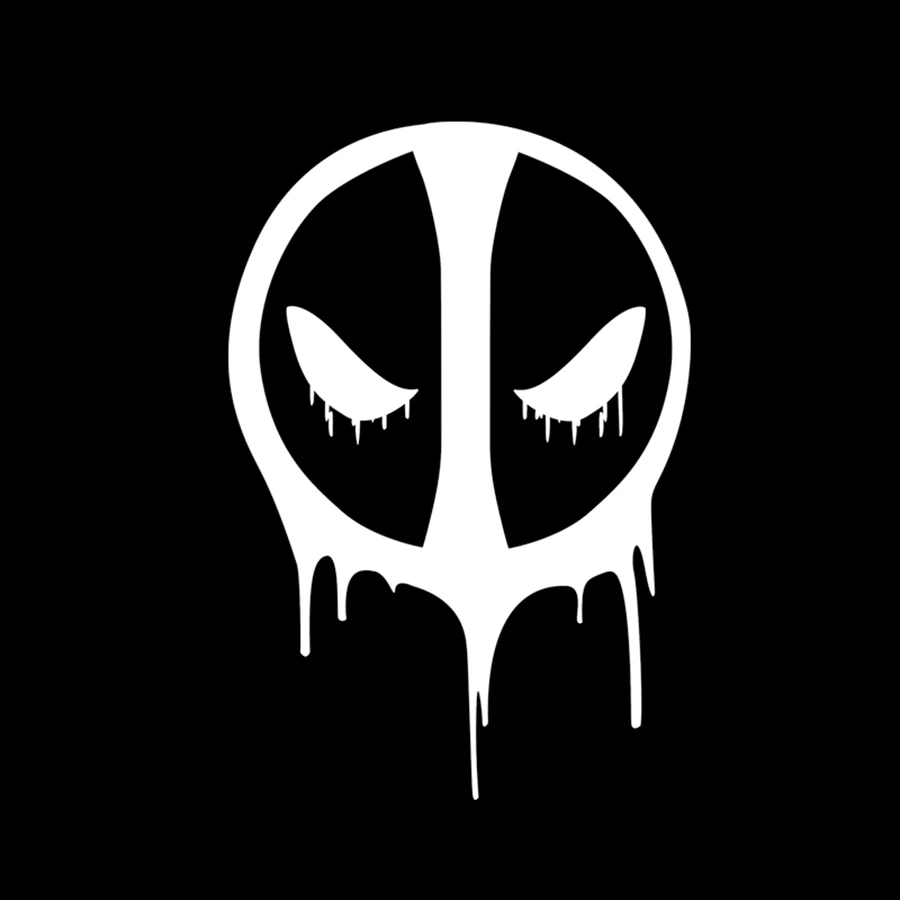 Hot Deadpool Car Sticker DIY Comics For Laptop Decor | Автомобили и мотоциклы