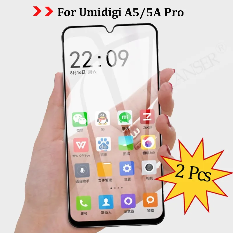TRILANSER закаленное стекло для Umidigi A5 A 5 Pro Glass защита стекло юмидиджи а 5 про защитное стекло умидиги а 5 про полное покрытие Быстрая