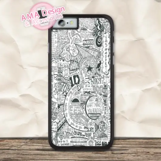 Один Направление цитаты 1D Прекрасный милый защитный чехол для iPhone X Xs Max Xr 8 7 6 6s Plus 5
