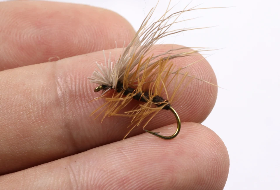 Wifreo 12 шт./кор. нахлыстом, летающая приманка набор "шмель", "+ Caddis цвета: зеленый, коричневый+ комаров комара мухи форель летучей рыбы приманки#12 крюк
