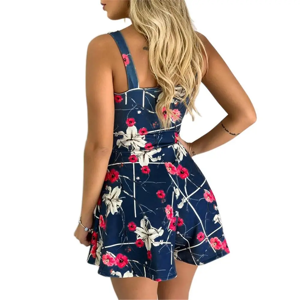 2019 Модный комбинезон для женщин с принтом полосатые пляжные костюмы нагрудный