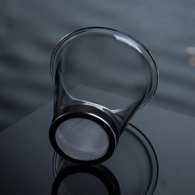 

Creative Heat-resistant Clear Glass Filter Teapot Cha Hai Handgrip Puer Tieguanyin Kettle Office Tea Ceremony Accessories Gifts