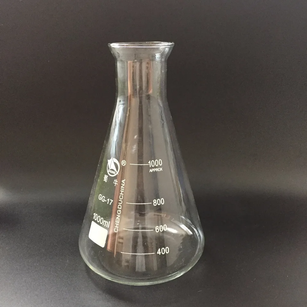 1 шт. высокое качество треугольная стеклянная колба коническая колба Erlenmeyer колба лабраторное оборудование