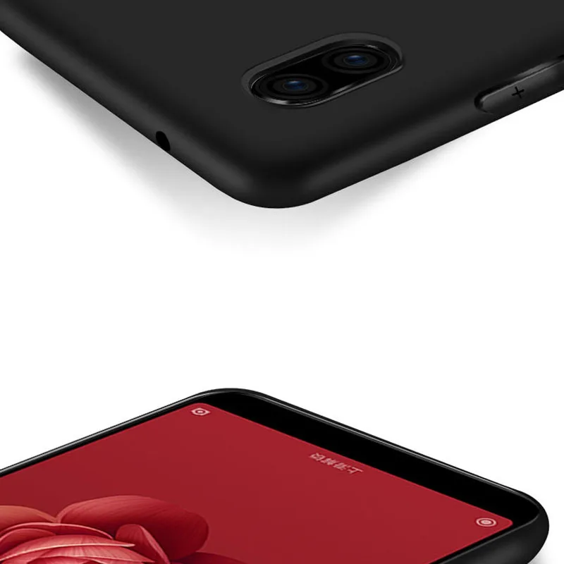 Xiaomi Mi A2 lite Case Xiaomi 6X Clear TPU and Matte Soft Case For Xiaomi MiA2 Mi A2 lite Back Cover Protect Skin Silicon case