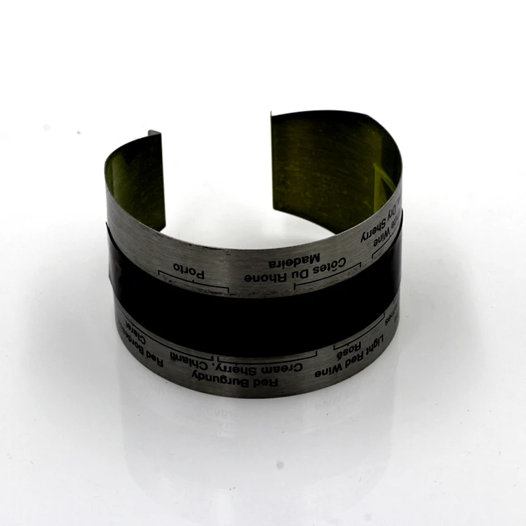 Нержавеющая Сталь Вино браслет термометр (4-24ɼ) красное вино датчик температуры