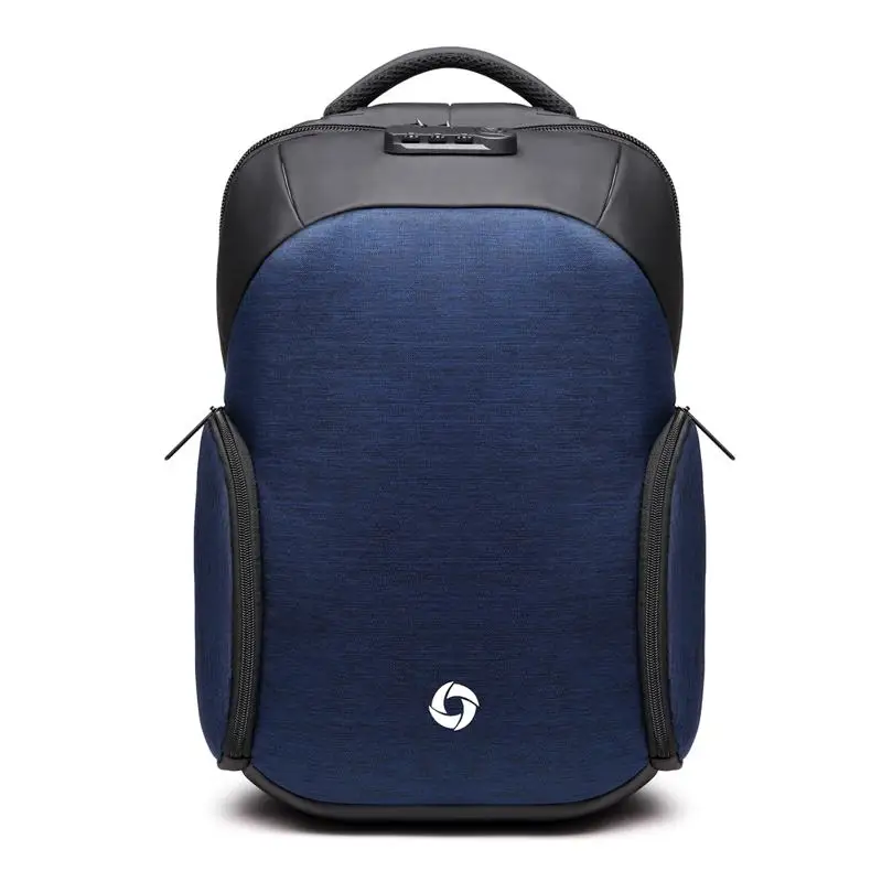 Рюкзак ozuko, водонепроницаемый, мужской, Mochila, внешний, USB, зарядка, 15,6 дюймов, рюкзак для ноутбука, школьный, Повседневный, школьный, анти-вор, рюкзак - Цвет: Синий