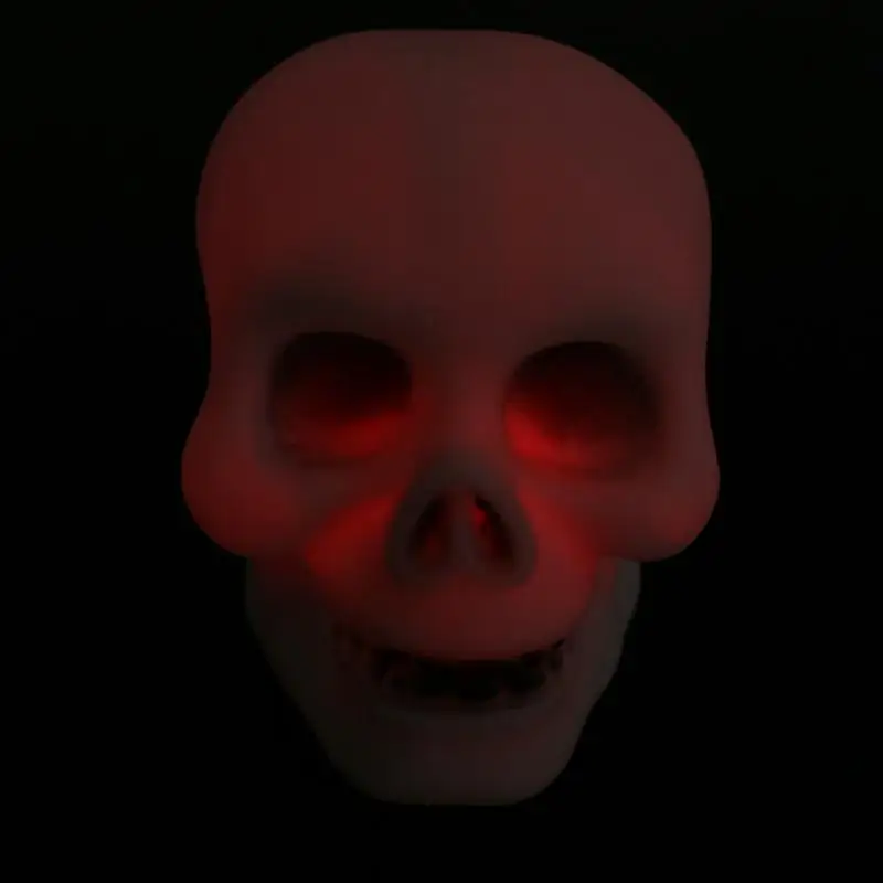 Горячая творческий хэллоуин красочные вспышки из светодиодов форма черепа ночь