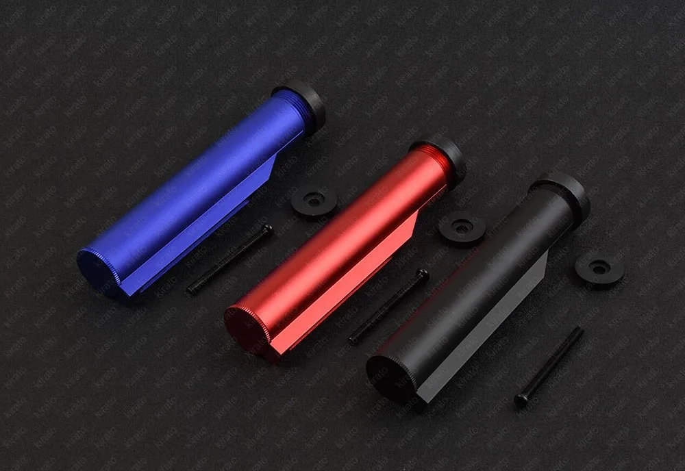 Легкий алюминий для AEG AR15 M4 M16 страйкбола сток CNC Buttstock Tube|Аксессуары охотничьих
