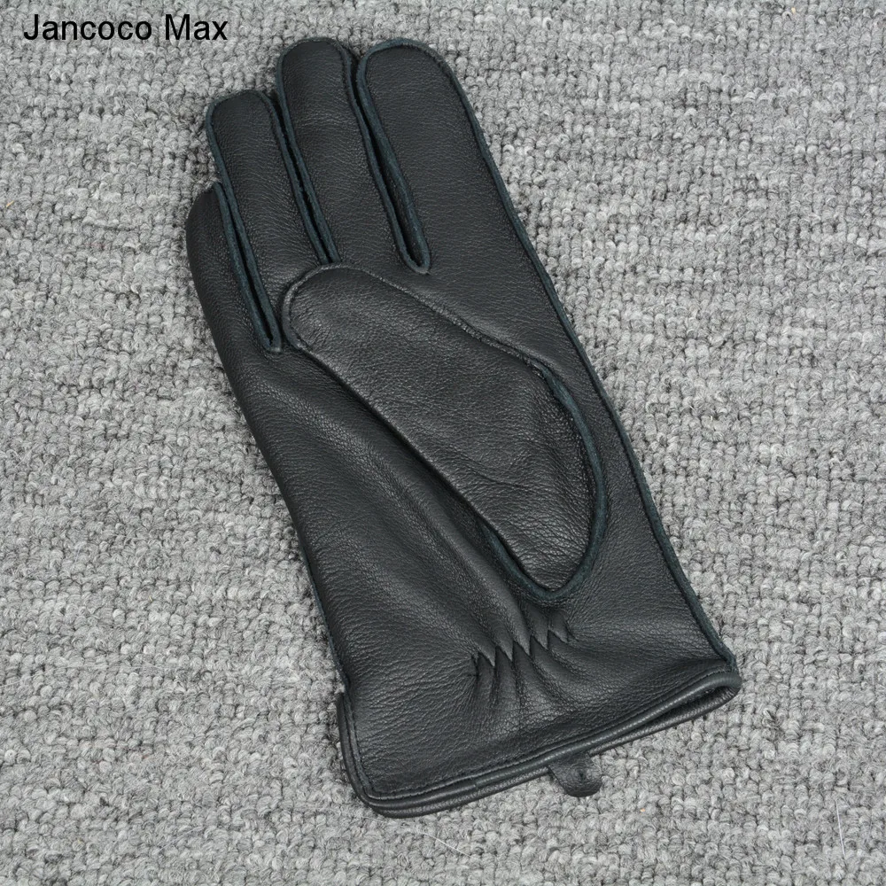 Jancoco Max модные перчатки из натуральной оленьей кожи, осенне-зимние уличные варежки, высокое качество, перчатки для вождения S7201