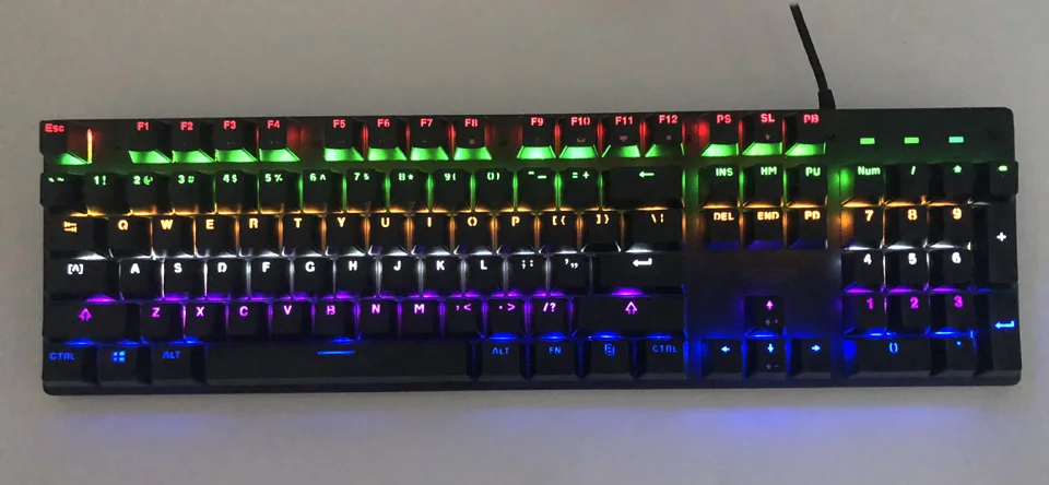 JK300 USB Проводная игровая клавиатура Механическая синяя ось RGB подсветка металлическая эргономичная мультимедийная клавиатура 104 клавиш