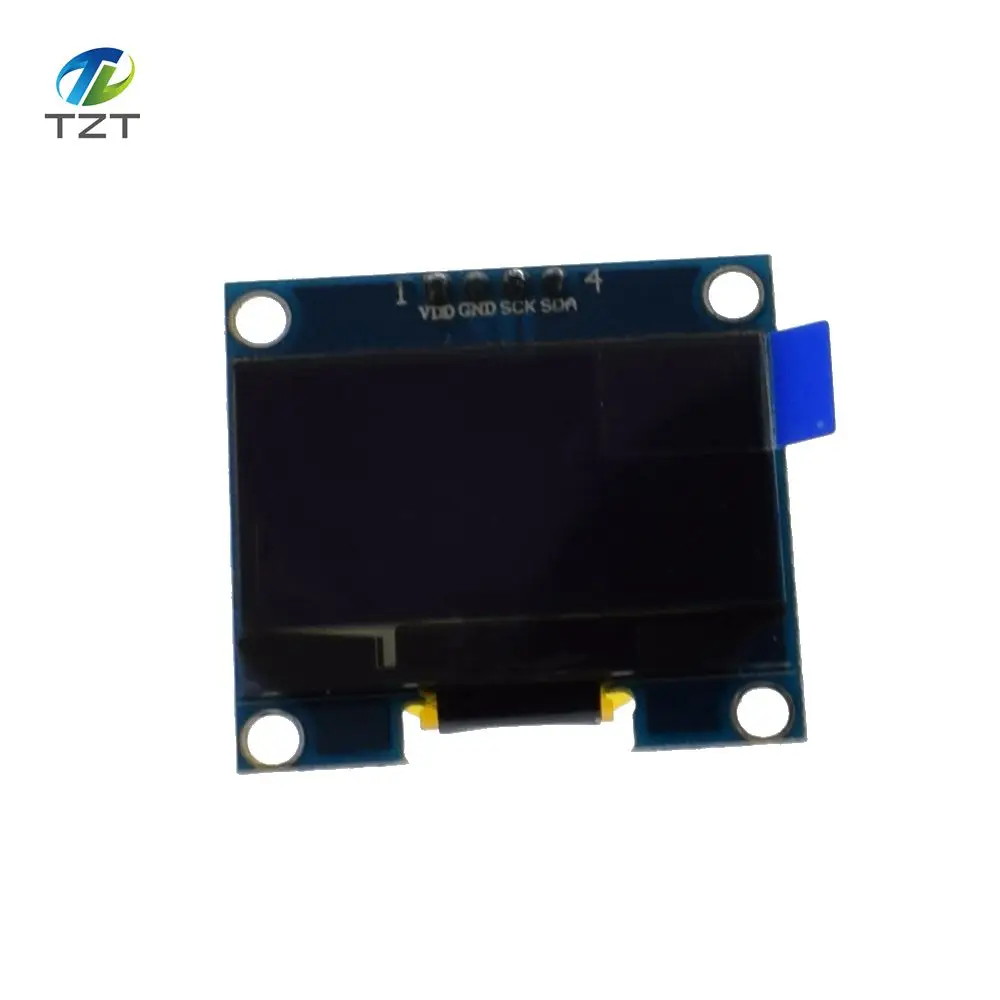 1 шт. 1." OLED модуль Буле цвет 128x64 1.3 дюймов OLED ЖК-дисплей LED Дисплей модуль для Arduino 1." IIC I2C общаться