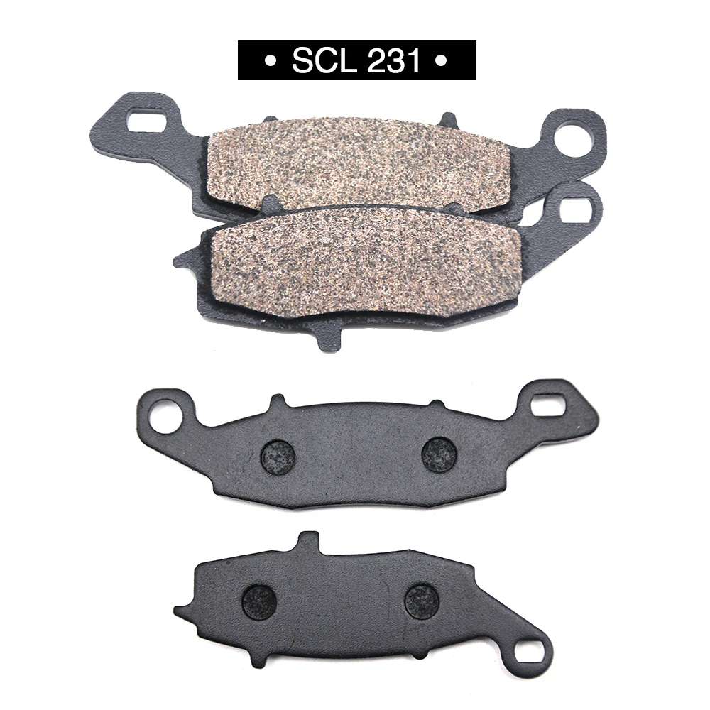 Передние и задние тормозные колодки для мотоцикла ZSDTRP KAWASAKI KLE 650 KLE650 Versys 07-13 ER6F 06-13