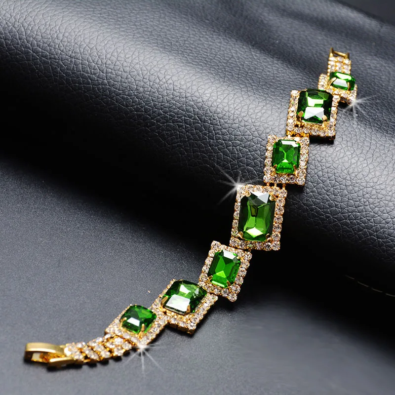 Женские Роскошные браслеты с кристаллами 20 видов браслетов свадебные украшения