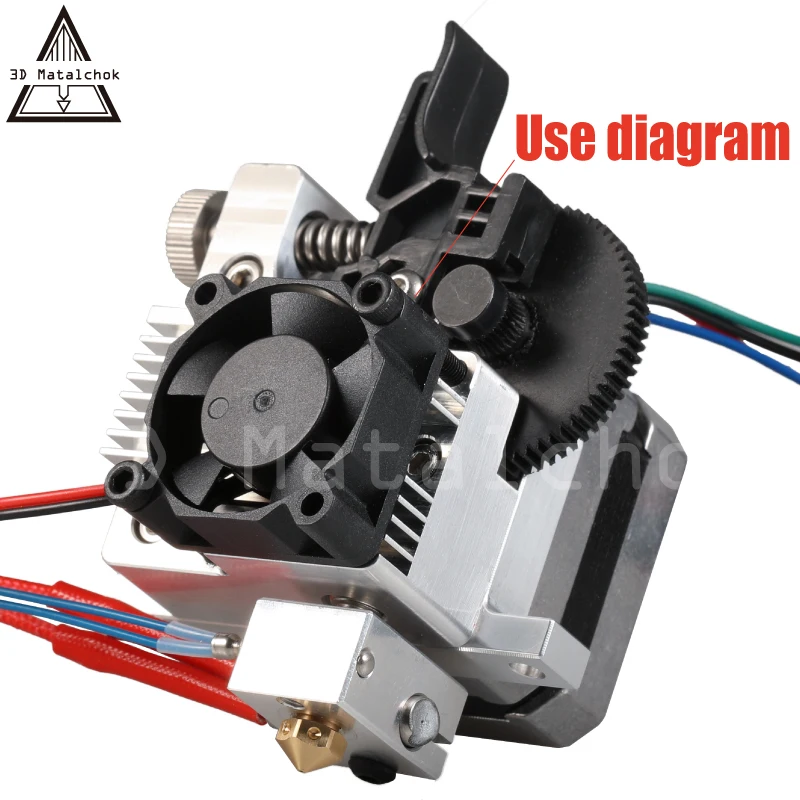 Новинка! 1 шт. двойной подшипник охлаждения постоянного тока 5 лопастей