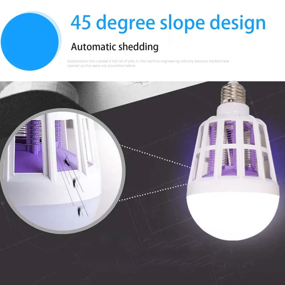 Нетоксичный электронный комаров убийца светодиодный репеллент лампы мух жук