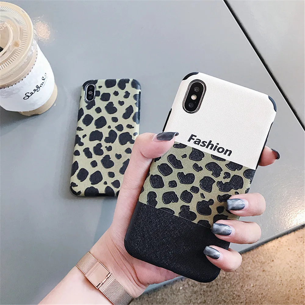 Популярный Новый Животный леопардовый чехол для пары IPhone7 8 6 6S Plus
