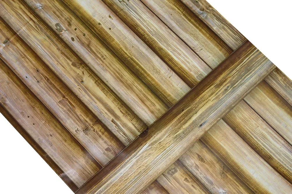 HaokHome искусственная кожура и палка деревянная панель обои самоклеющиеся для стены 3d Off Белый/Черный стикер контактная бумага домашний декор