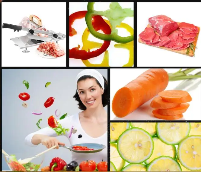 Кухонные инструменты машина для нарезки мяса сплав+ нержавеющая сталь бытовая ручная регулируемая толщина мяса и овощей слайсер гаджет