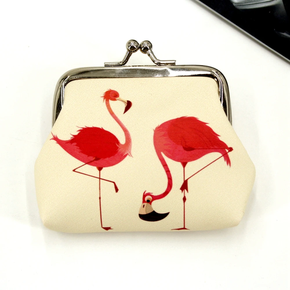 Flamingo 10 Новинка, милый кошелек для девушек, Женский кошелек из искусственной кожи с рисунком фламинго, кошелек для монет, женский клатч, кошелек для мелочи, женская сумка для монет - Цвет: Flamingo 10