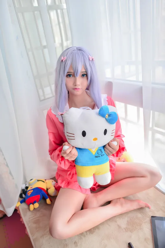 Косплей Эротические комиксы учитель Изуми сагири милый стиль розовый Пижамный