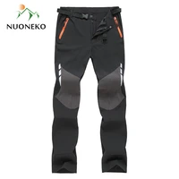 reflective summer hiking pants men lightweight breathable quick dry outdoor mountain climbing trekking male trousers with belt