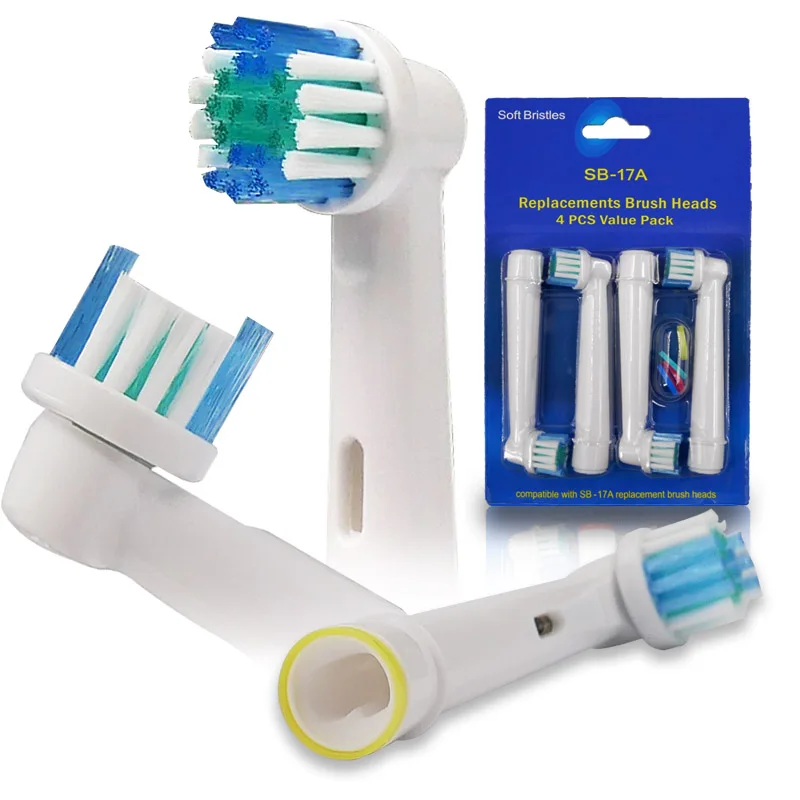 4 шт. Oral b Сменные головки для электрической зубной щетки Braun зубные Vitality