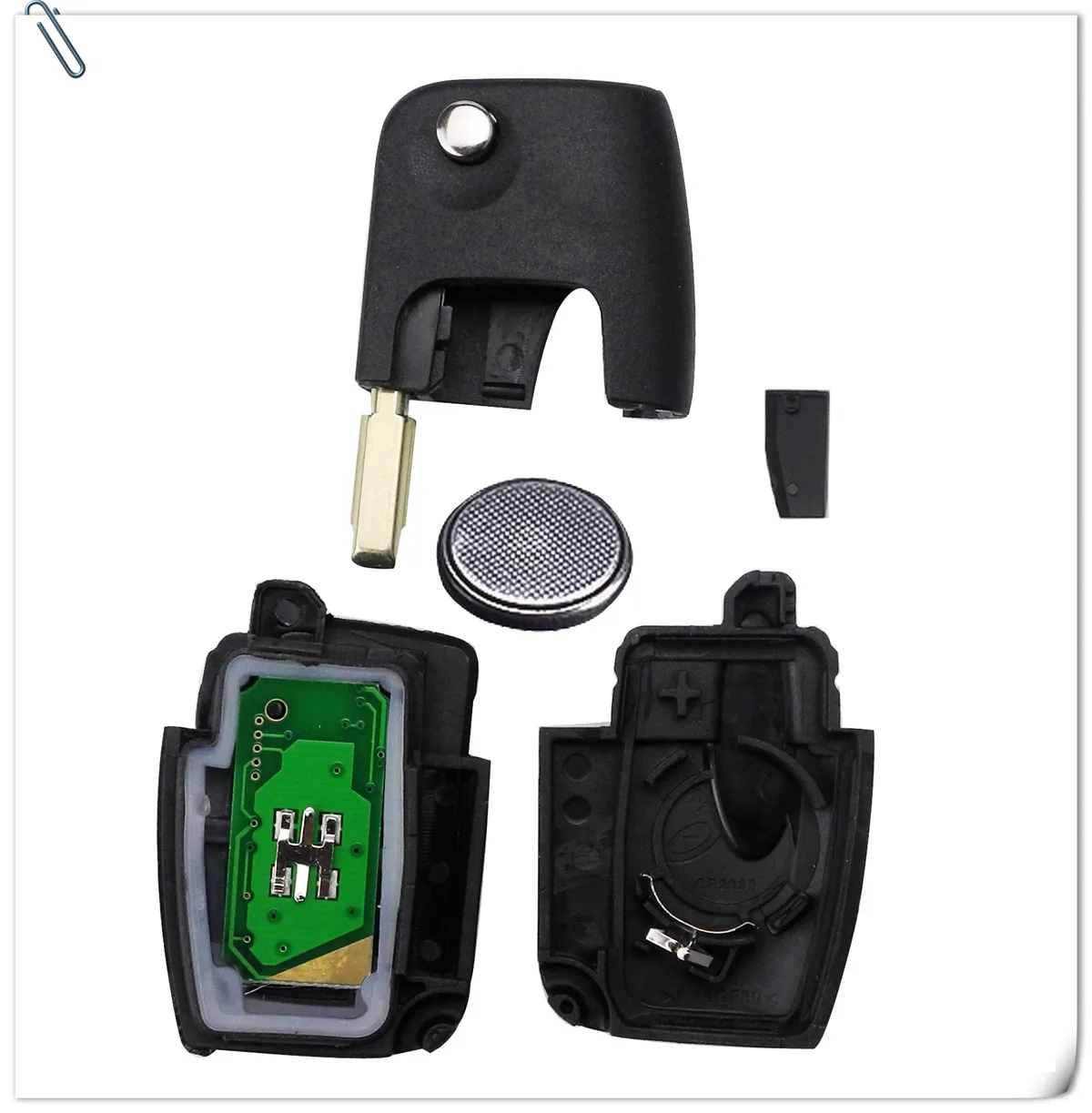 Jingyuqin 433 МГц ID63 ID60 3 кнопки дистанционного ключа для Ford Focus Mondeo C Max S Max Galaxy Fiesta HU101 FO21