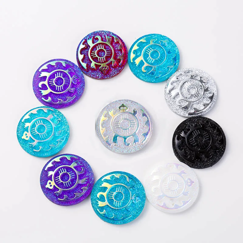 Flat Back Turtle Sew On Rhinestones Cabochon For Native American Beadwork Jewelry Making with 2 holes 25mm 100pcs/lot|flat back|sew onflat back