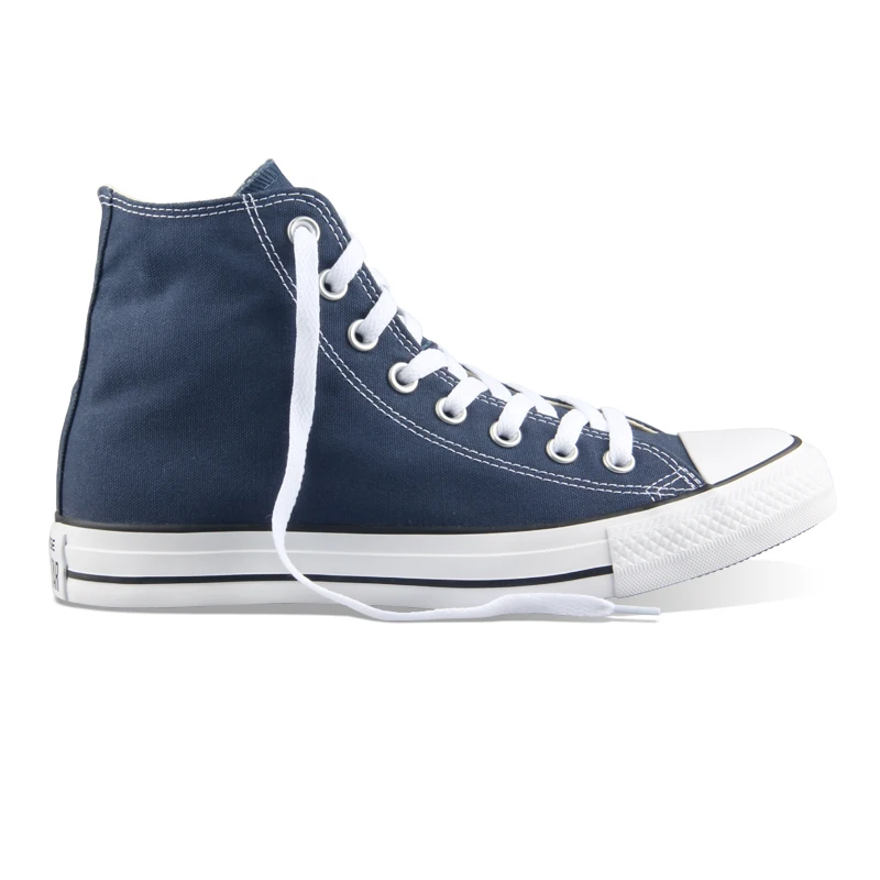 Blue High 102307 Оригинальные классические мужские и женские парусиновые высокие кеды Converseallstar для занятий скейтбордингом, 8 цветов - Цвет: Blue High 102307