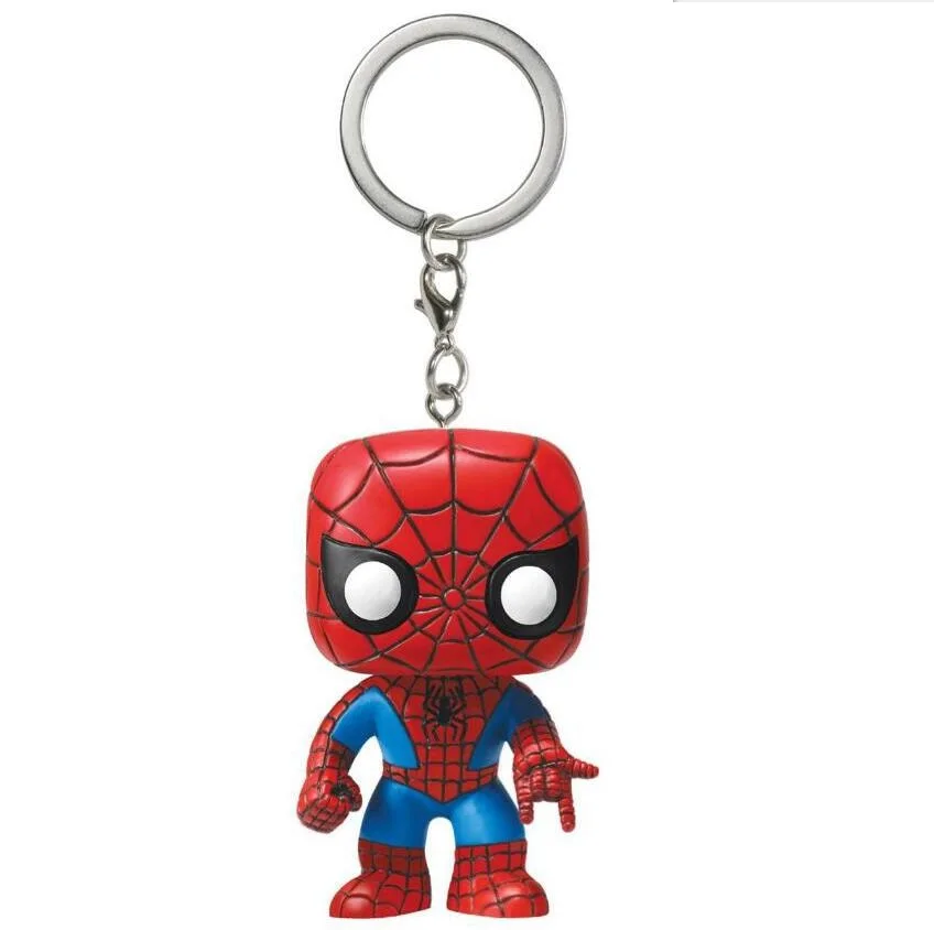 BOX Новые игрушки брелок Marvel Капитан Америка Железный человек Грут брелок Дети чудо-Женщины брелок сумка Подвеска ювелирные изделия - Цвет: BOX