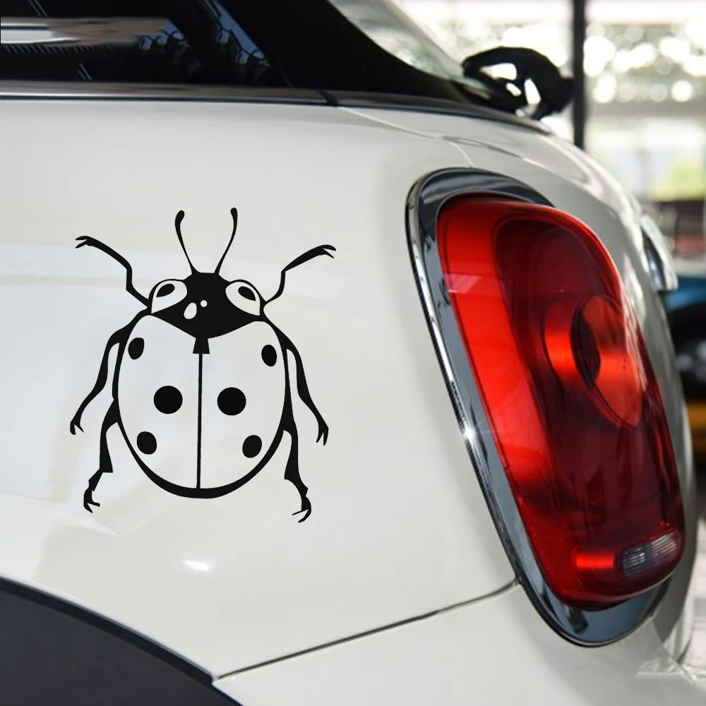 

15*12cm Ladybird Insect Animals Car Stickers Vinyl Car Styling Waterproof Motorcycle Car Body Car Accessories