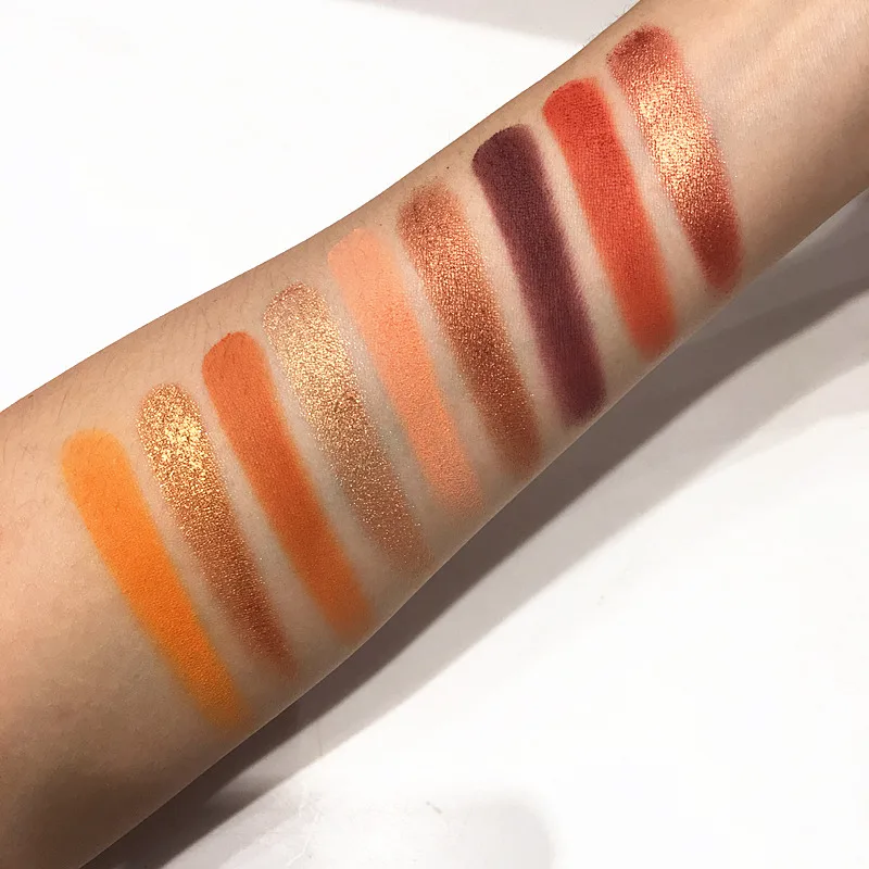 Палитра теней для век 9 цветов блестящие мерцающие цвета палитра косметика всех