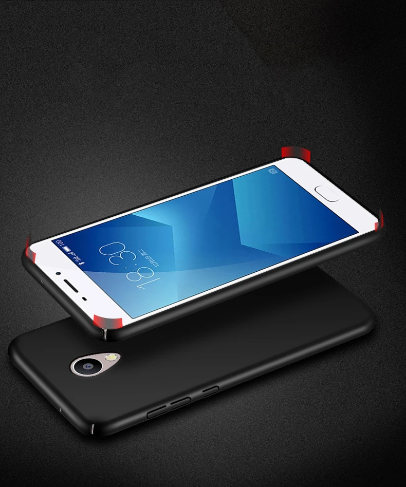 Для Meizu M5 Note чехол 5 дюймов Роскошный ультра тонкий жесткий матовый защитный для