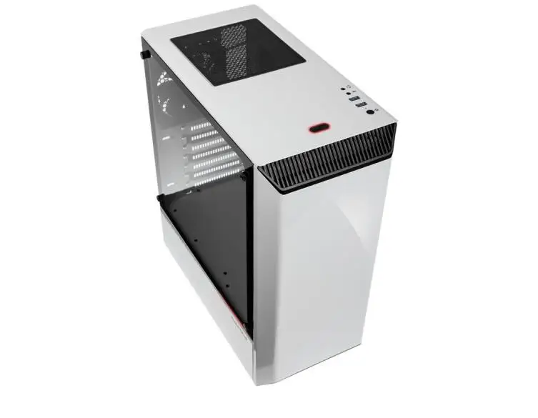 PHANTEKS P300 RGB ATX компьютерный корпус(RGB светильник управления/Поддержка 280 водяного охлаждения/отключения звука/пыли/независимый провод склад - Цвет: white