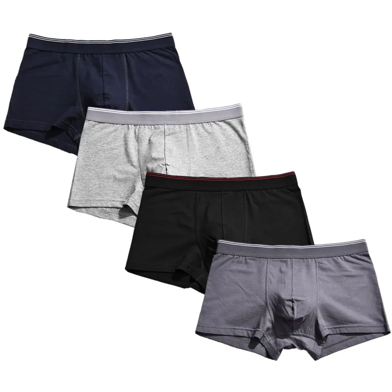 Хлопковые боксеры, мужские боксеры, Calzoncillos Hombre Boxershorts shirty Homme, трусы, дышащие мужские трусы, мужские трусы - Цвет: bag 1