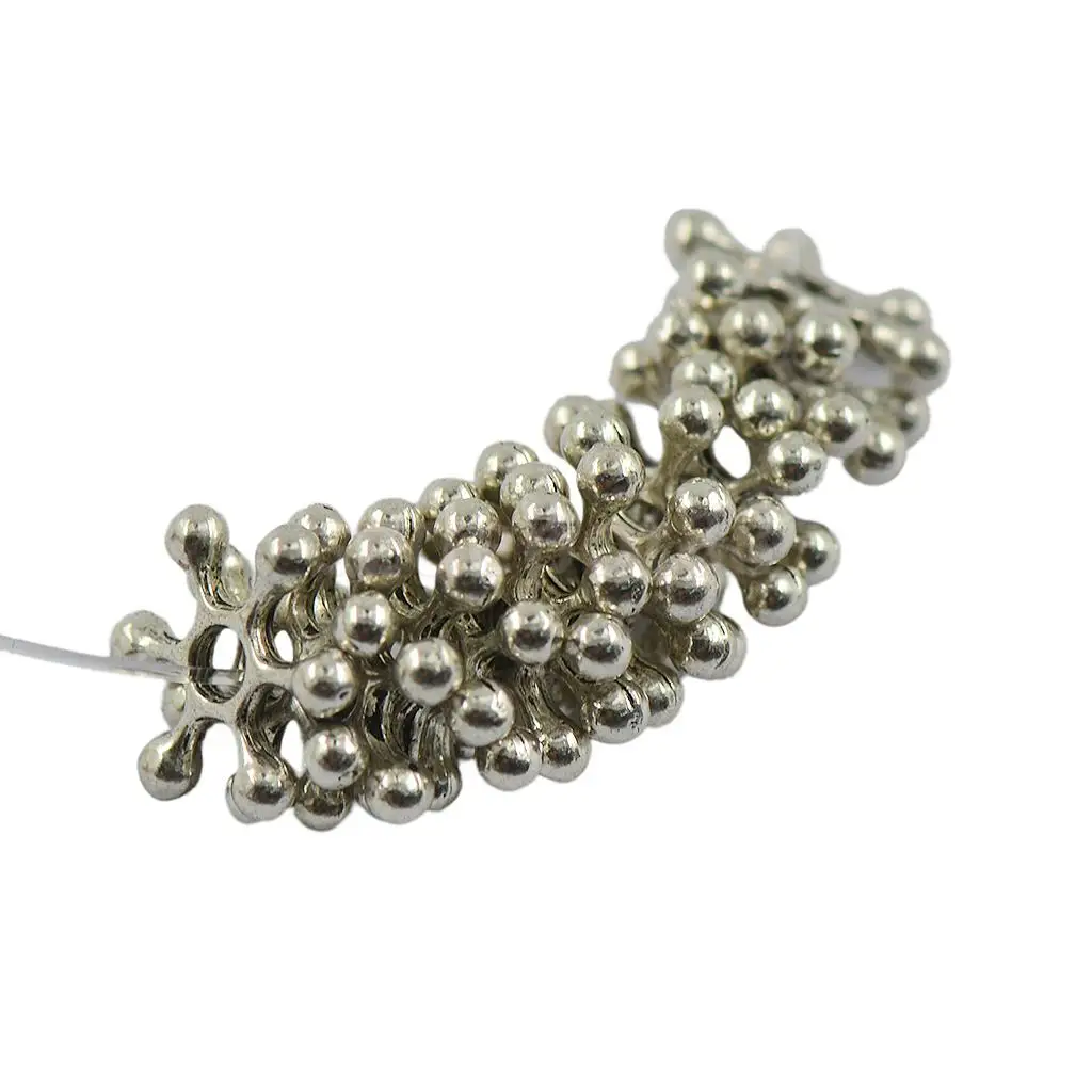 200 шт. бусины в виде снежинок 10 мм|jewelry diy|spacer beadssnowflake spacer beads |