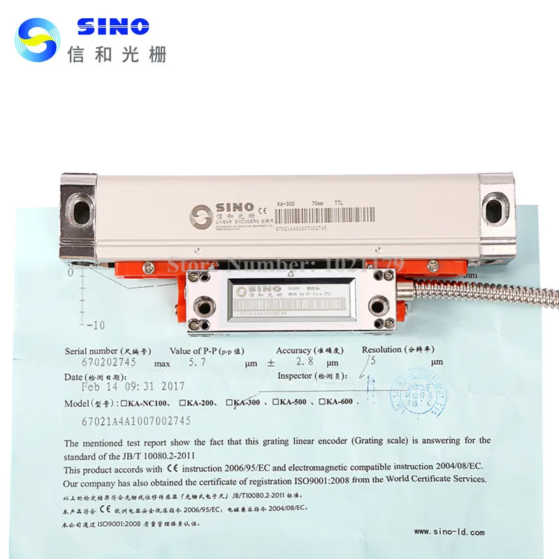 Sino SDS2MS 2 оси цифровой индикации DRO комплект и 2 шт. SINO KA300 линейная шкала линейный энкодер измерительной линейки