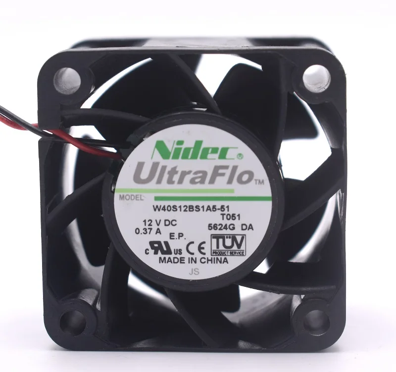 Вентилятор охлаждения для ndec 4028 12 В 0 37a W40S12BS1A5 51 4 см 40 мм|cooling fan|server cooling fanserver fan |